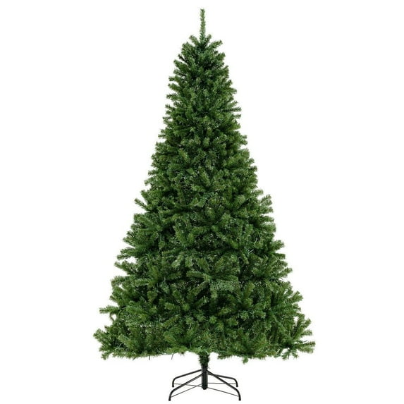 Resenkos 8-Ft Pre-Lit Artificial Christmas Tree - Remote Control, Green