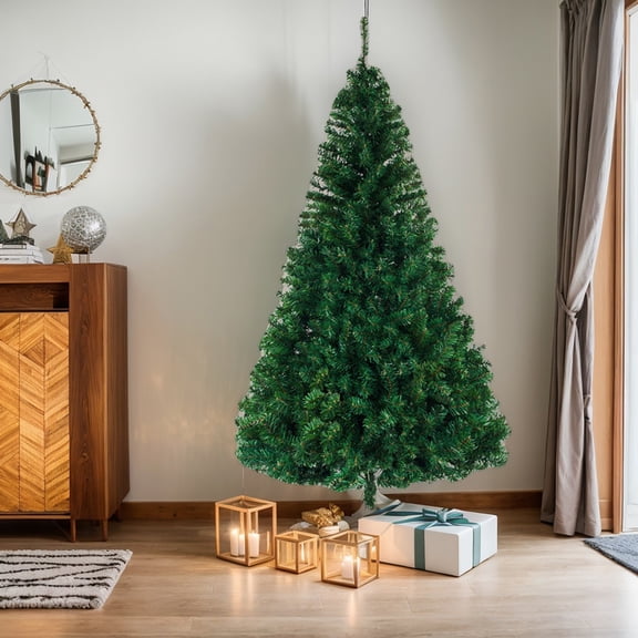 Resenkos 8FT Christmas Tree with 1138 Branches, Green