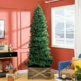 thumbnail image 1 of Resenkos 8ft Unlit Artificial Christmas Tree - Realistic Branch Tips, for Indoor Home Holiday Use, Green, 1 of 7