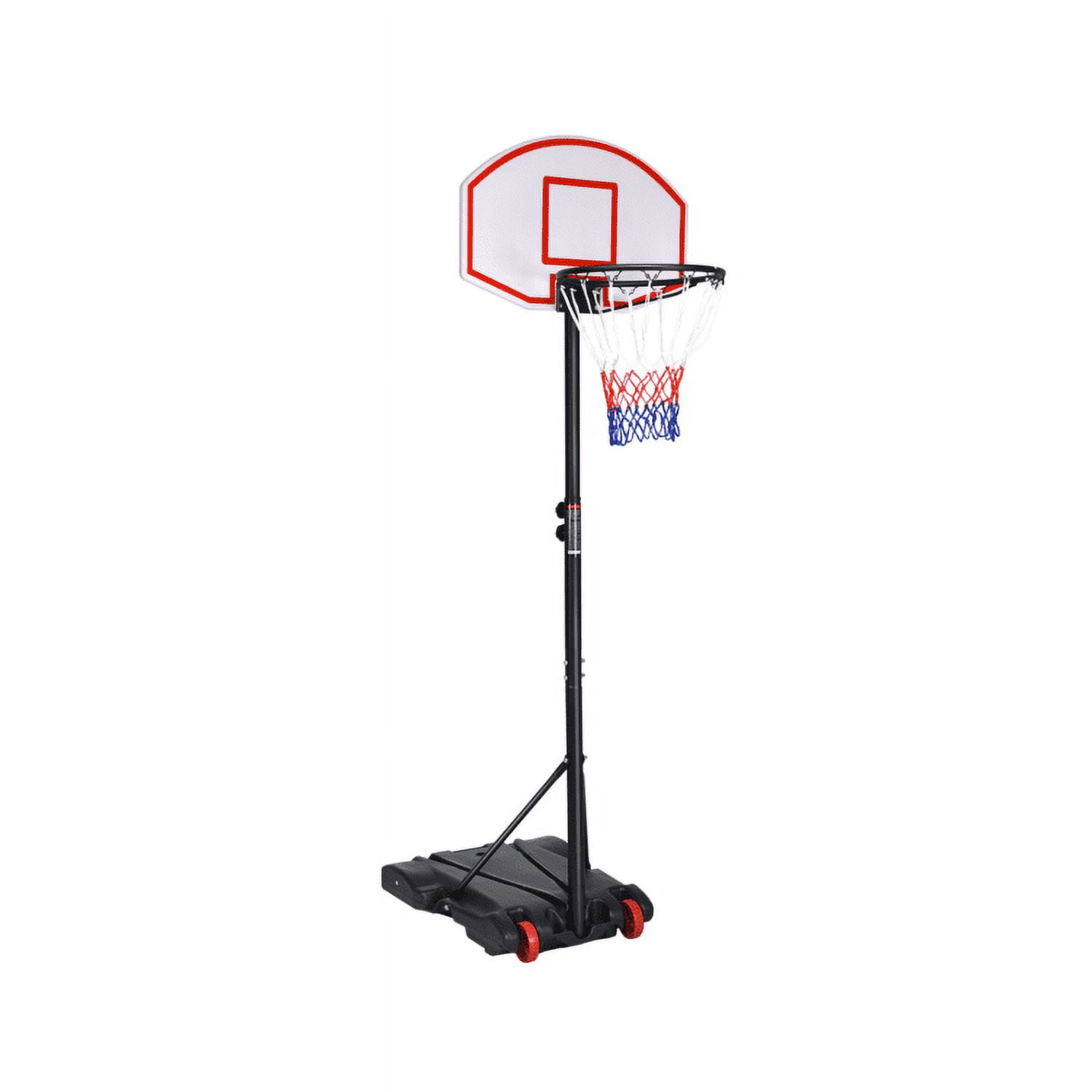 Resenkos Adjustable Basketball Hoop System Stand with Wheels Resenkos Adjustable Basketball Hoop System Stand with Wheels