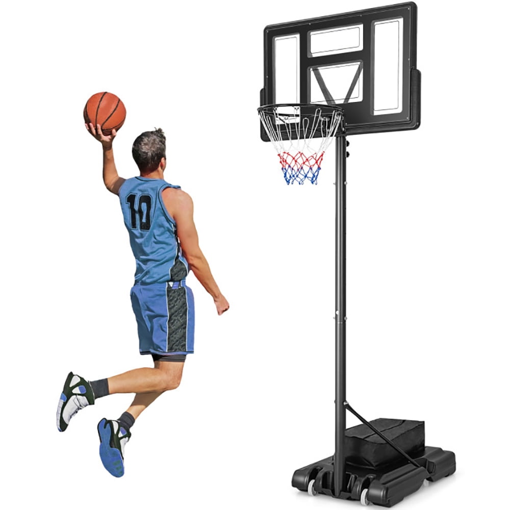 Resenkos Basketball Hoop,Basketball Stand Rack,4.25-10 Feet Adjustable ...