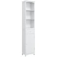thumbnail image 1 of Resenkos Bathroom Floor Cabinet,Bathroom Storage Cabinet, Free Standing Bathroom Storage Unit, Tall Linen Tower, White, 1 of 4