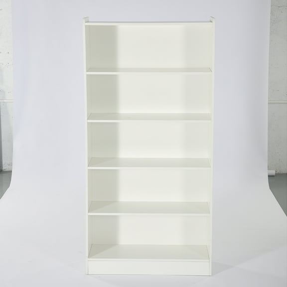 Resenkos Bookshelf, Free Standing Bookshelf Cabinet Display Storage Rack Shelves for Bedroom Living Room Office