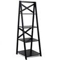 thumbnail image 1 of Resenkos Bookshelf,Shelf, Open Bookcase Book Shelf,Storage Shelf Unit Plant Stand,4-Tier Leaning Free Standing Ladder Shelf Bookcase, 1 of 5