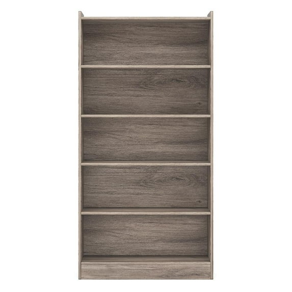 Resenkos Bookshelf, Storage Shelf, Bookcase,Wood Bookcase, 72" Tall Bookshelf with 6-Tier Open Storage Shelves,Gray