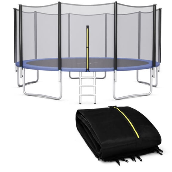Resenkos Bounce Trampoline Replacement Safety Enclosure Net,15/16 Feet Trampoline Replacement Safety Net-15 ft