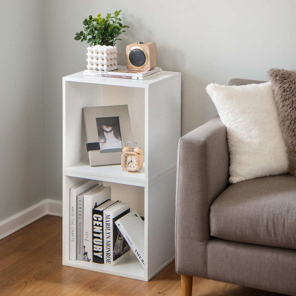 Resenkos Cube Storage Organizer Set of 2-White