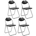 thumbnail image 1 of Resenkos Dining Chairs, Kitchen Chairs Trattoria Chairs,2/4/6 Pieces Portable Folding Dining Chairs Set with Carrying Handles-Set of 4, 1 of 8
