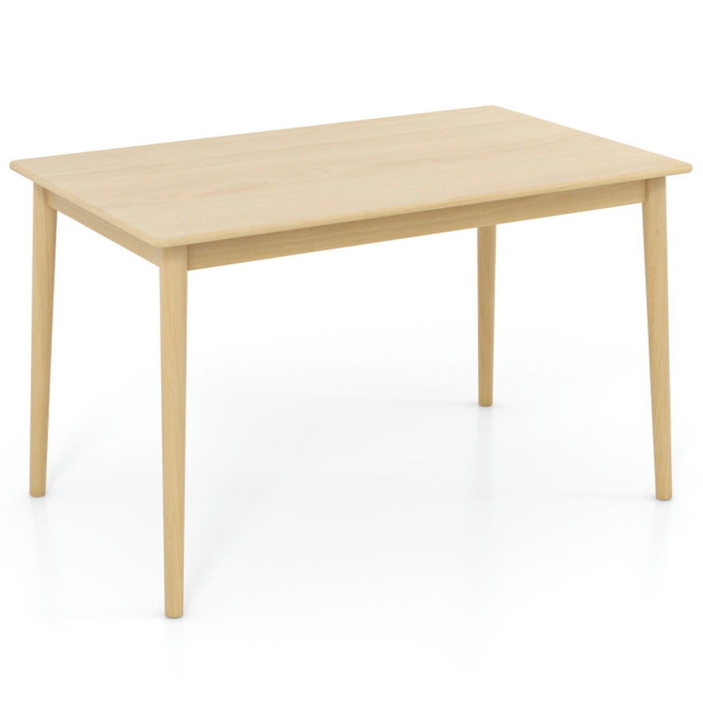 Resenkos Dining Table,Dinner Table, 48 Inches Wooden Dining Table for 4 People-Natural Resenkos Dining Table,Dinner Table, 48 Inches Wooden Dining Table for 4 People-Natural