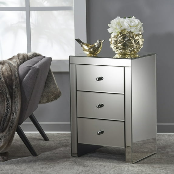 Resenkos End Table, Side Table Slim Chair Side Table, No Assembly Required, Bedside Table for Living Room Bedroom