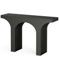 thumbnail image 1 of Resenkos Entryway Table, Console Sofa Table,47" Console Table, Wooden Entryway Table Sofa Table with Arch Base,Black, 1 of 5