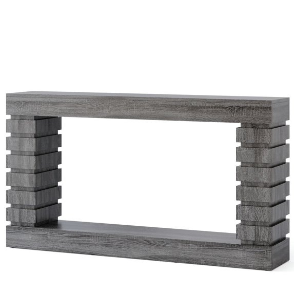 Resenkos Entryway Table, Console Sofa Table,70.8" Console Table, Wood Rectangular Sofa Table,Grey