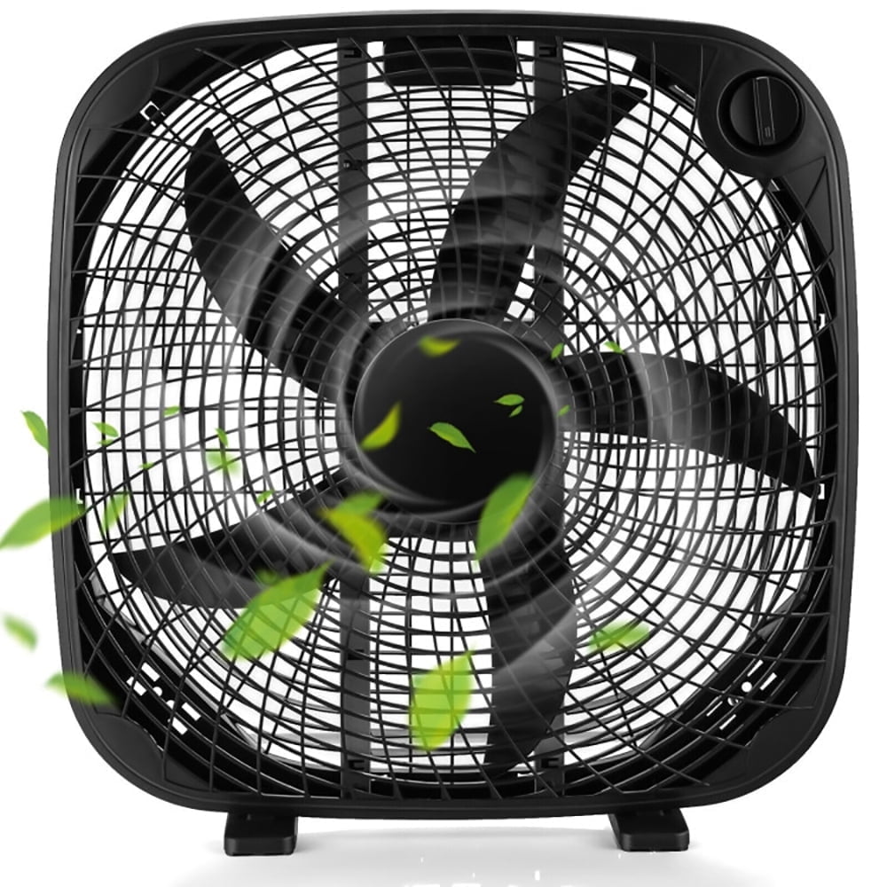 Resenkos Fans,Blow Cold Air, 20 Inch Box Portable Floor Fan with 3 ...
