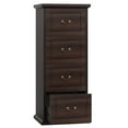 thumbnail image 1 of Resenkos Filing Stroage Cabinets,File Stroage Cabinet, 4-Drawer File Cabinet, Vertical Wood Filing Cabinet,Brown, 1 of 6