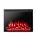 thumbnail image 1 of Resenkos Fireplace Heater,Electric Fireplace, 34/37 Inch Electric Fireplace Recessed with Adjustable Flames, 1 of 10