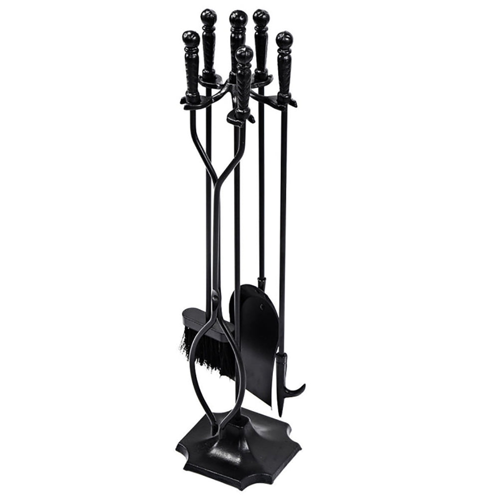 Resenkos Fireplace Toolset,31 Inch 5 Pieces Hearth Fireplace Fire Tools Set