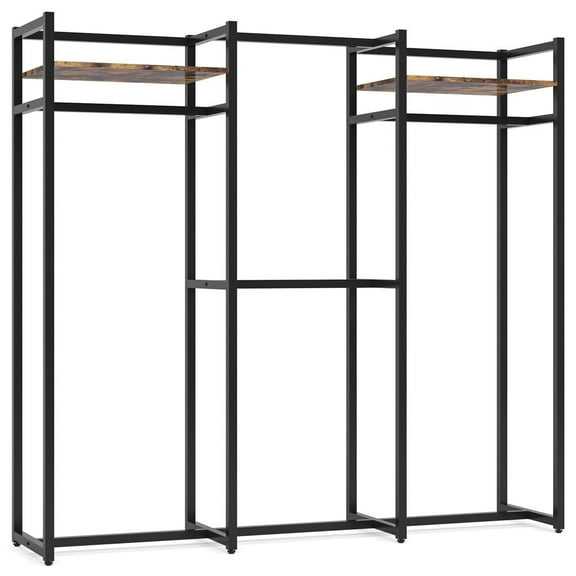 Resenkos Freestanding Closet Organizer, Large Garment Clothes Rack