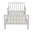 thumbnail image 1 of Resenkos Full Size Bed Frame, Platform Frame with Headboard, Wood Slat Support No Box Spring Needed, White, 1 of 9