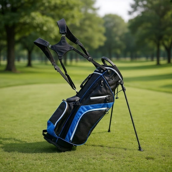 Resenkos Golf Carry Bag,Golf Stand Bag,Lightweight Golf Stand Bag with 14 Way Top Dividers and 6 Pockets-Blue