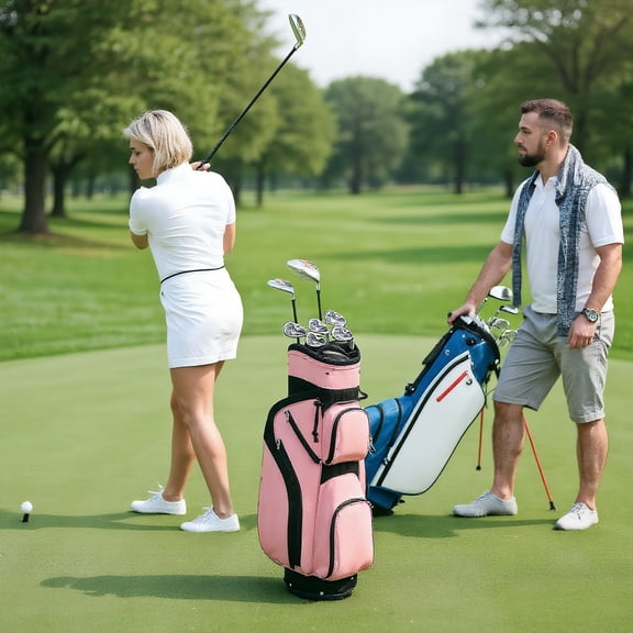 Resenkos Golf Clubs Set, Golf Set,10 Pieces Womens Complete Golf Club Set with Alloy Driver