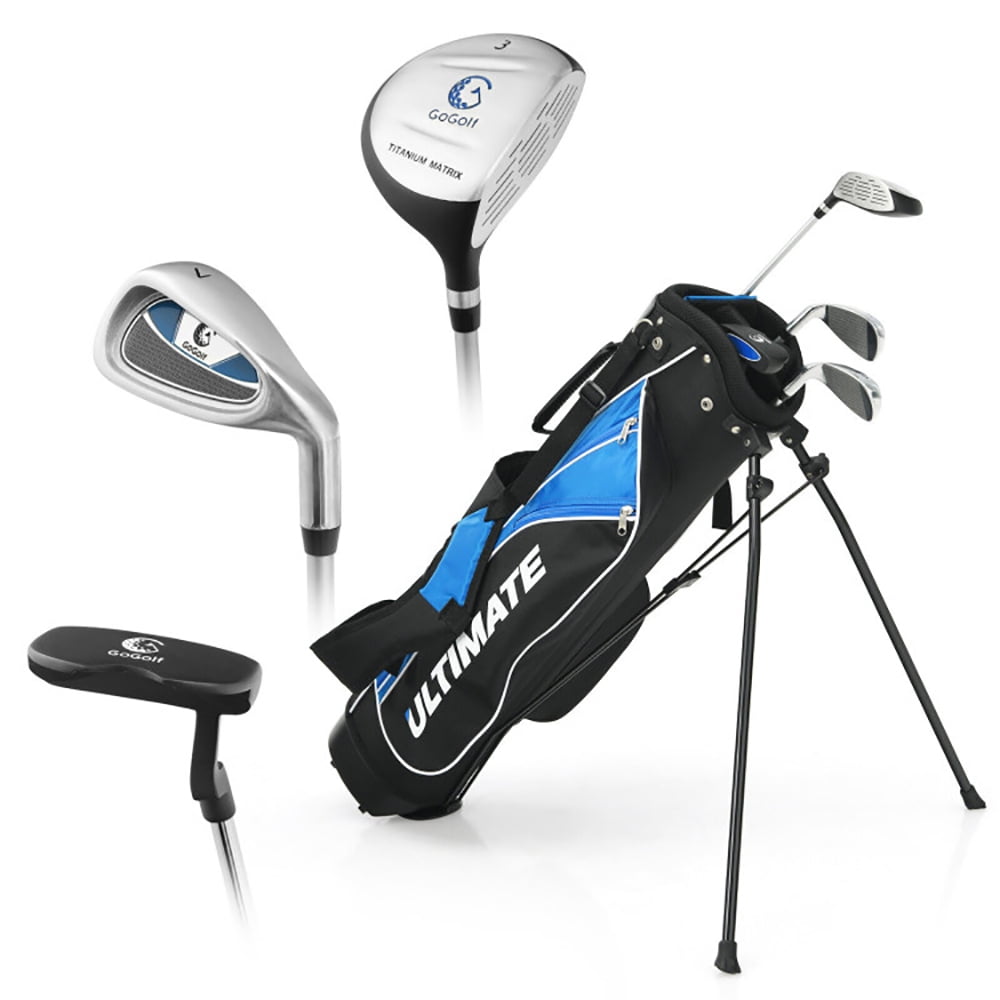 Resenkos Golf Clubs Set, Golf Set,Junior Complete Golf Club Set For Age 8 to 10-Blue Resenkos Golf Clubs Set, Golf Set,Junior Complete Golf Club Set For Age 8 to 10-Blue