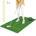 thumbnail image 1 of Resenkos Golf Mat, Exercise Golf Mat,Golf Turf Mats,5 x 3 ft Artificial Turf Grass Practice Mat for Indoors and Outdoors-27mm, 1 of 6