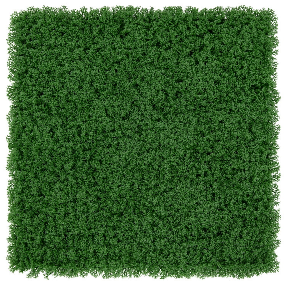 Resenkos Greenery Decor,12 Pieces 20 x 20 inches Artificial Grass Wall Panels for Garden Yard Balcony-Green