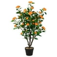 thumbnail image 1 of Resenkos Greenery Decor,3.3 Feet Artificial Camellia Tree for Indoor and Outdoor, 1 of 8