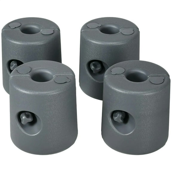Resenkos HDPE Tent Weights Set of 4, Canopy Weights, Fill with Water or Sand, 104LBS