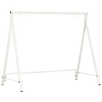 Resenkos Heavy Duty Swing Frame, Metal Porch Swing Stand, 528 lbs Capacity, Perfect for Backyard, Patio, Lawn, White