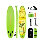 Resenkos Inflatable Stand up Paddle Board iSUP Board Accessories with 3 Fins-S