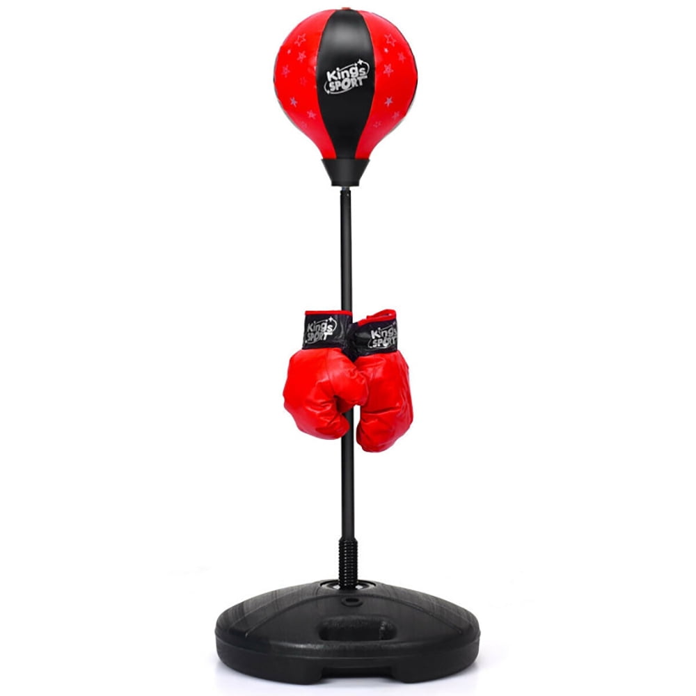 Resenkos Kids Adjustable Stand Punching Bag Toy Set with Boxing Glove Resenkos Kids Adjustable Stand Punching Bag Toy Set with Boxing Glove
