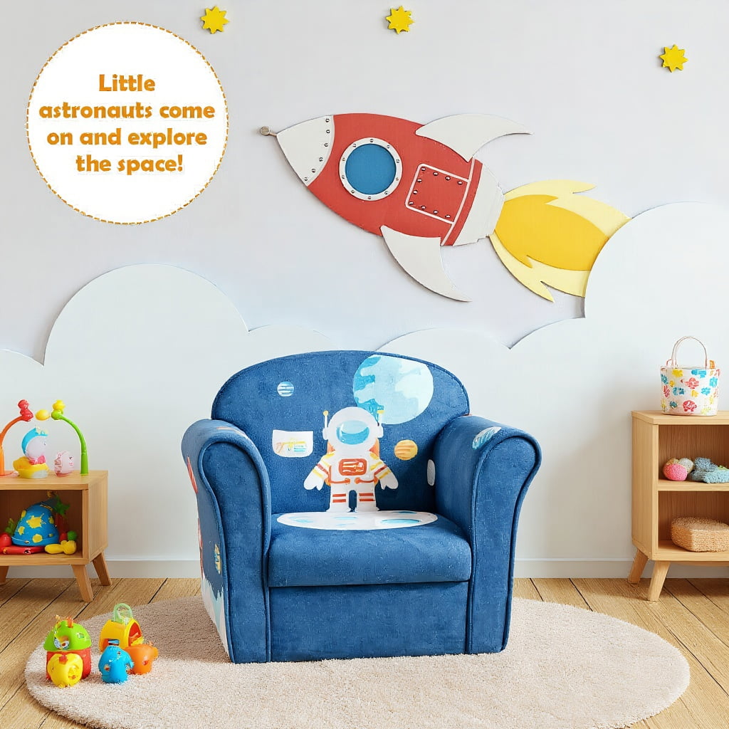 Resenkos Kids Astronaut Armrest Upholstered Couch, Kids Chairs for Kids Resenkos Kids Astronaut Armrest Upholstered Couch, Kids Chairs for Kids