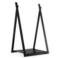 thumbnail image 1 of Resenkos Logs Stand Stacker Holder,Firewood Log Rack,Triangle Firewood Rack with Raised Base for Fireplace Fire Pit-Black, 1 of 7
