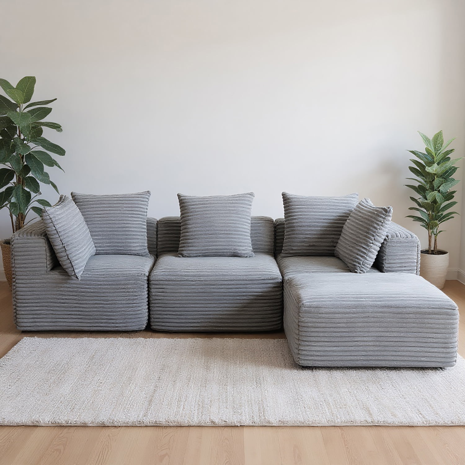 Resenkos Magic Cube Sofa, compression sofa set, L-shaped, corduroy ...