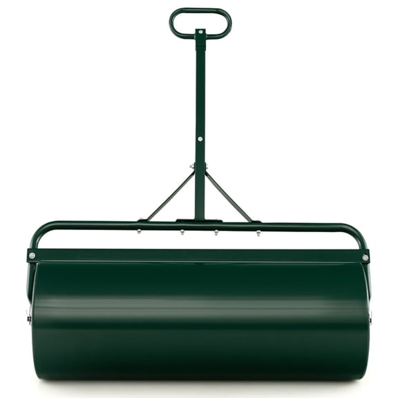 Resenkos Manual Lawn Aerator, Aerator Lawn Tool,39 Inch Wide Push/Tow Lawn Roller-Green