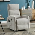 thumbnail image 1 of Resenkos Massage Recliner Chair with Heat Function and 8 Vibration Modes - Beige, 1 of 7