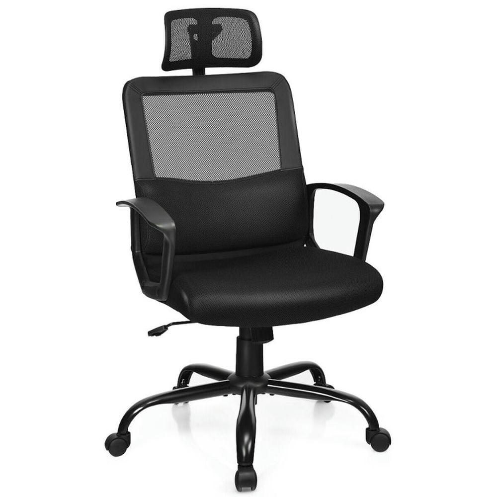 Black High Back Ergonomic Mesh Swivel Office Chair