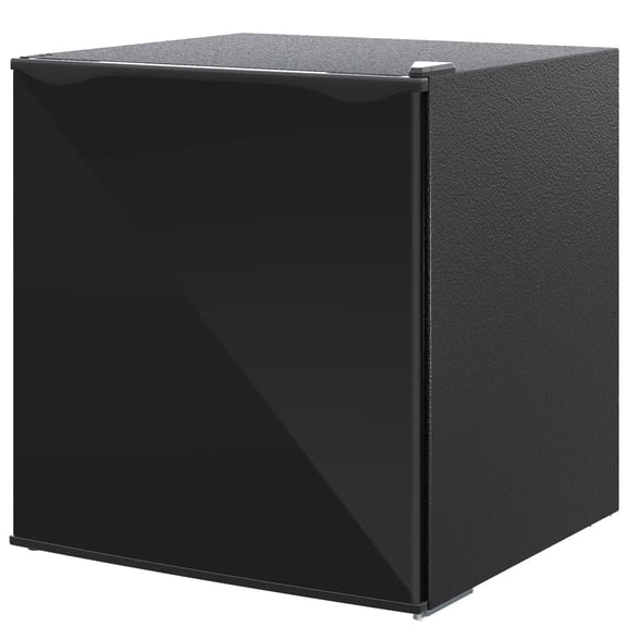Resenkos Mini Freezer Countertop, 1.1 Cu.Ft Compact Upright Freezer with Removable Shelves, Dorm, Apartment and Office, Black