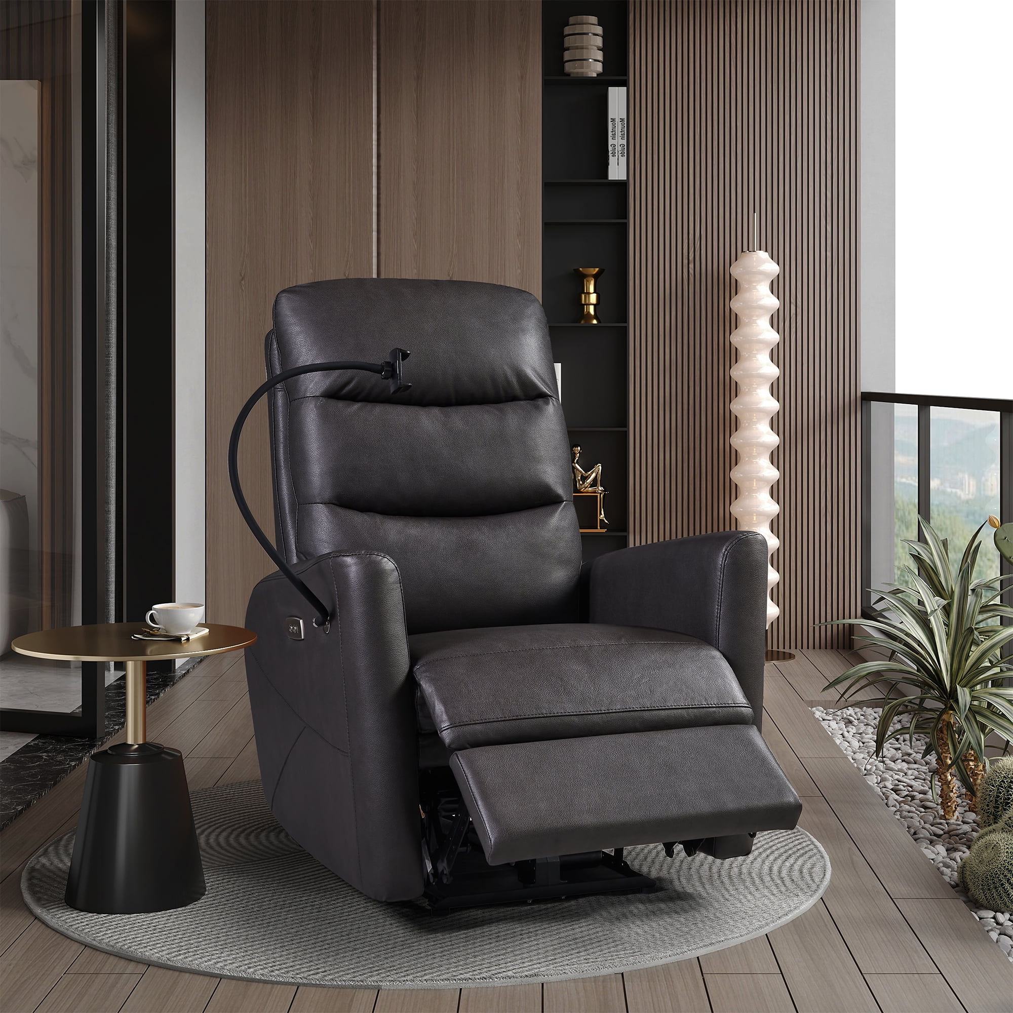 Resenkos Power Recliner Chair, Electric Power Recliner Chair, Electric Recliner Chairs for Seniors, Grey