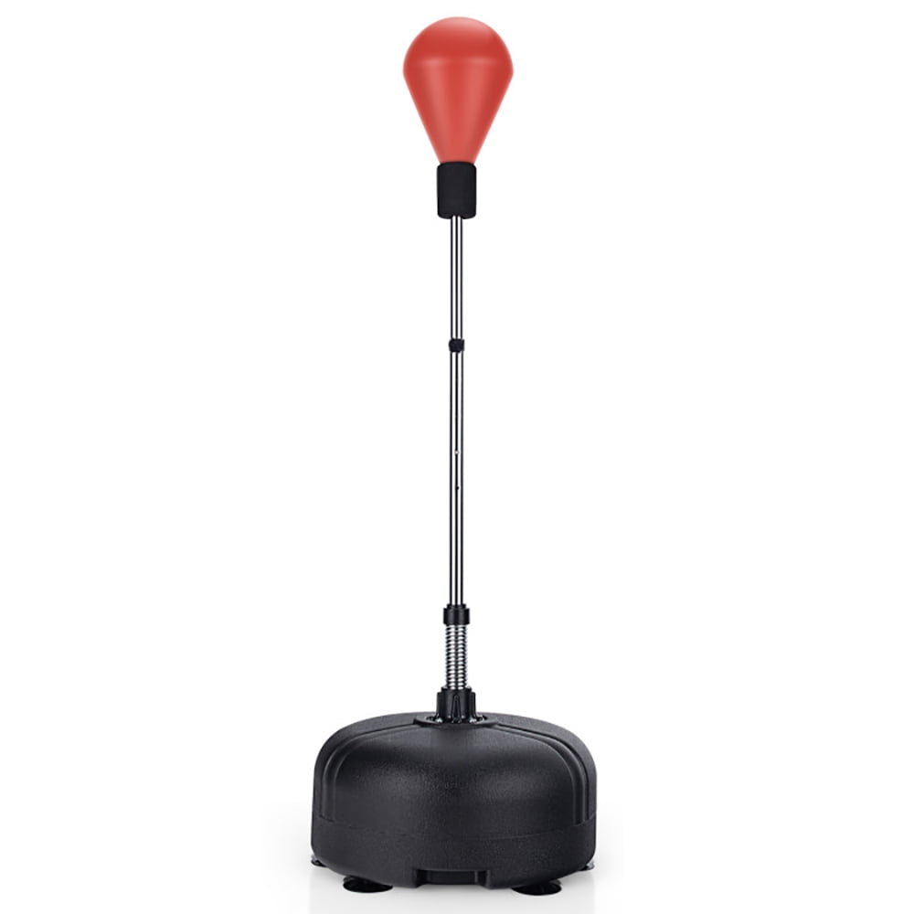 Resenkos Prorobust Punching Bag, Boxing Bag,Sandbag,Adjustable Freestanding Punching Bag with Boxing Gloves-Red