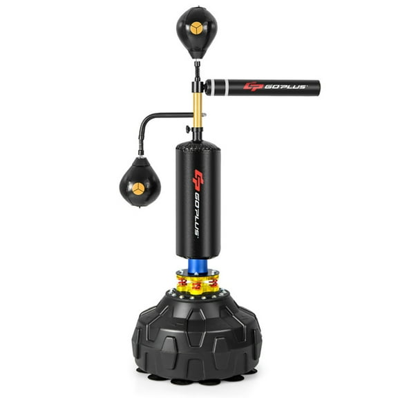 Resenkos Prorobust Punching Bag, Boxing Bag,Sandbag,Boxing Speed Trainer Freestanding Fillable 360 Spinning Bar Adjustable Height