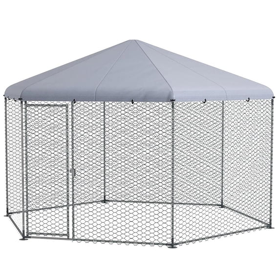 Resenkos Rabbit Hutch, Duck Cage Hutch,Chicken Coop,13.1 ft x 11.4 ft Chicken Coop for 10-15 Chickens, Ducks, Rabbits