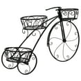 thumbnail image 1 of Resenkos Raised Planter Stand, Large Space Flower Rack Shelf,Tricycle Plant Stand Flower Pot Cart Holder in Parisian Style, 1 of 7