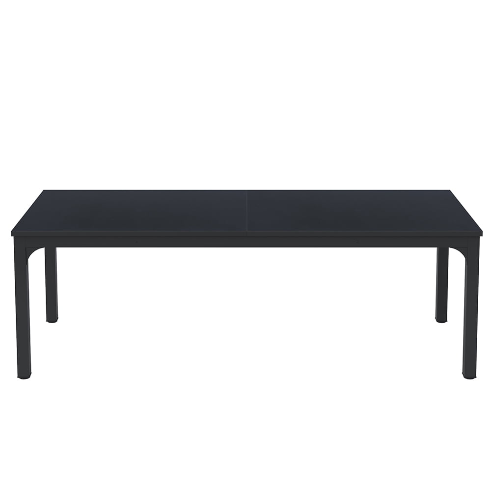 Resenkos Rectangular Dining Table, 78 inch Long Kitchen Table for 6-8 People,Black Resenkos Rectangular Dining Table, 78 inch Long Kitchen Table for 6-8 People,Black