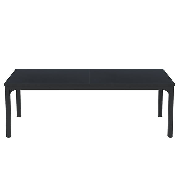 Resenkos Rectangular Dining Table, 78 inch Long Kitchen Table for 6-8 People,Black