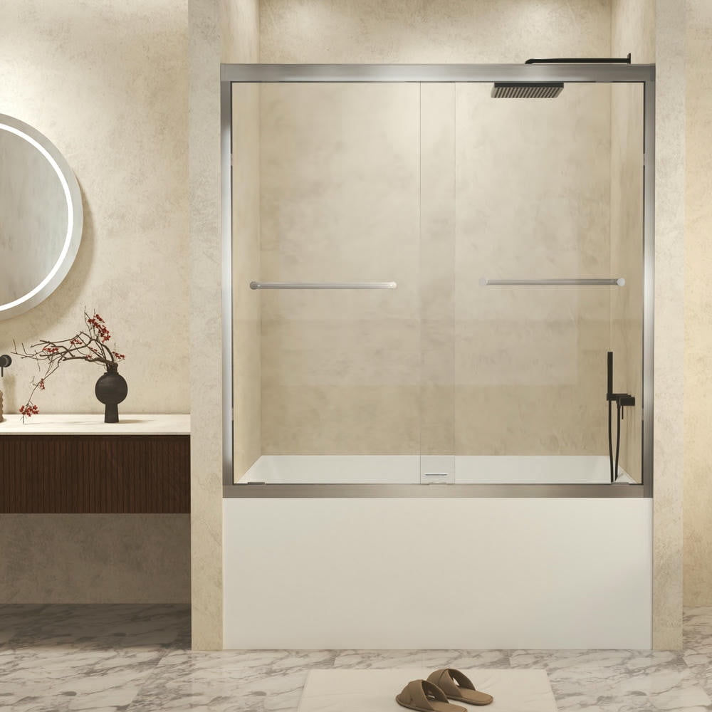 Resenkos Shower Enclosure Door,Shower Stall Door,Double Sliding Shower ...