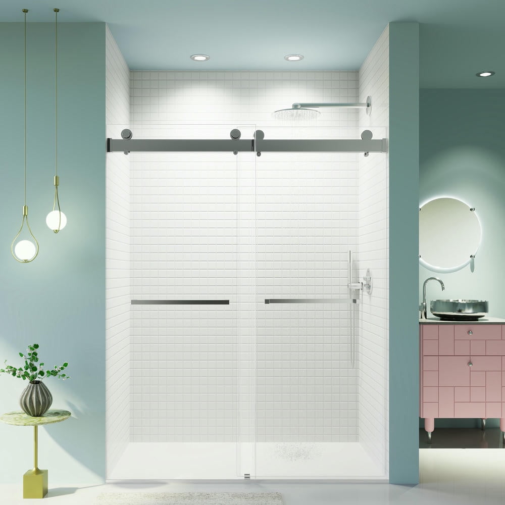 Resenkos Shower Enclosure Door,Shower Stall Door,Frameless Double ...