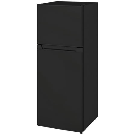 Resenkos Small Fridge with Freezer, 4 Cu Ft Refrigerator with Reversible Doors, Versatile Storage for Home & Office Use，Black