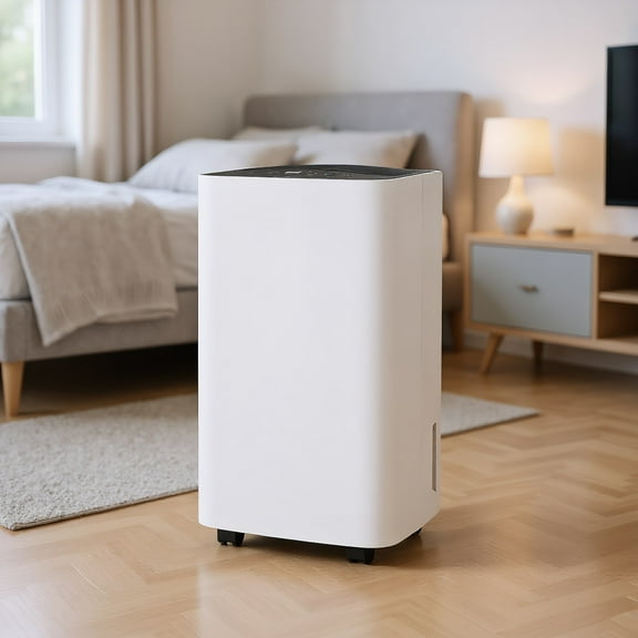 Resenkos Smart Dehumidifier, Humidity Control,24 Pints 1500 Sq. ft Portable Dehumidifier For Medium To Large Spaces